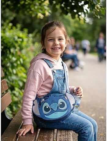 Borsa a tracolla effetto 3d in similpelle stitch disney