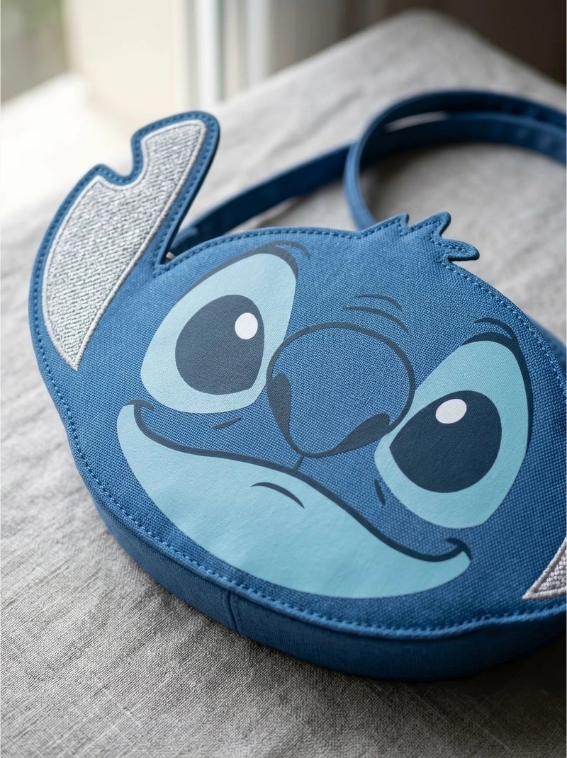 Borsa a tracolla effetto 3d in similpelle stitch disney Blu - Kiabi