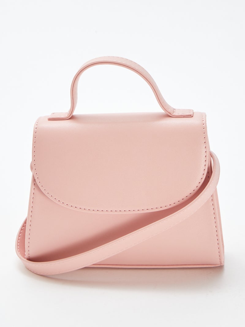 Borsa a tracolla effetto satinato ROSA - Kiabi