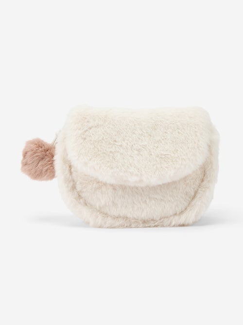 Borsa a tracolla in maglia effetto peluche - Kiabi