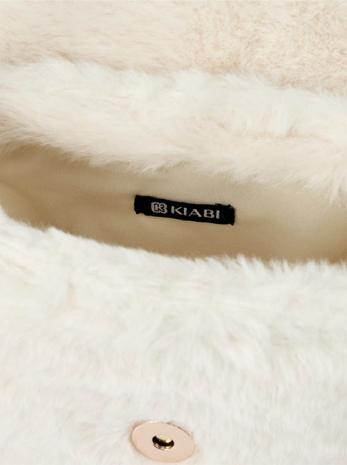 Borsa a tracolla in maglia effetto peluche - Kiabi