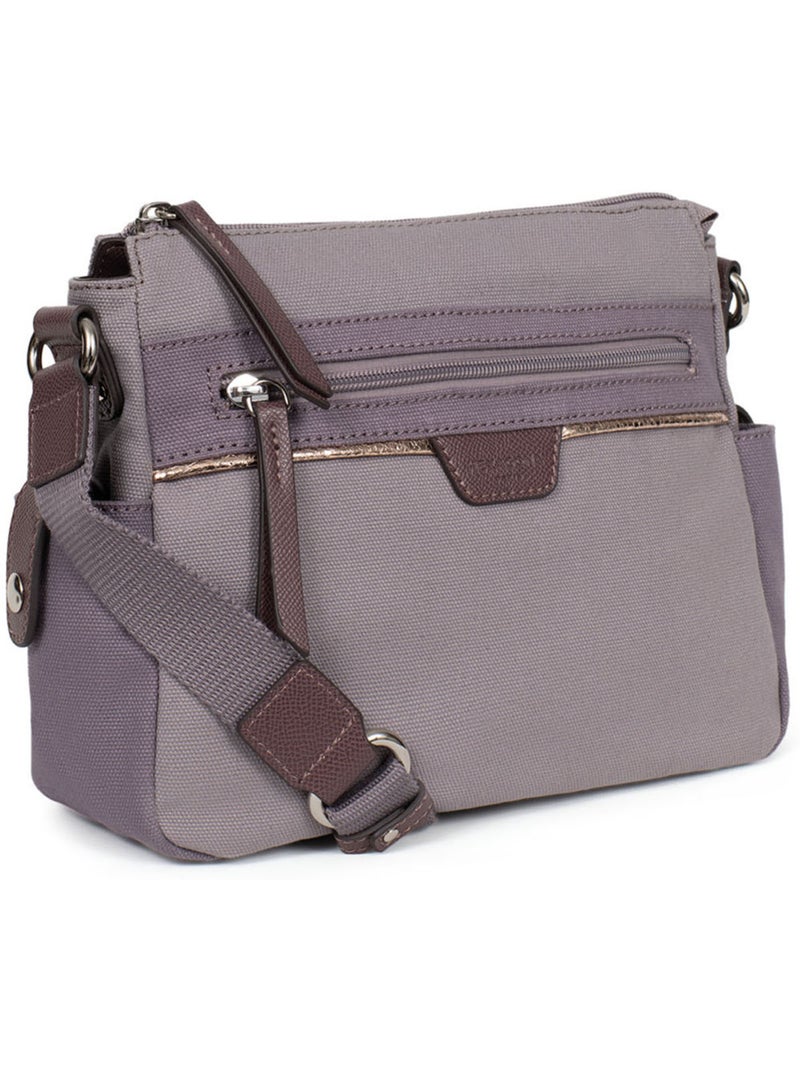 Borsa a tracolla kaya hexagona Viola chiaro - Kiabi