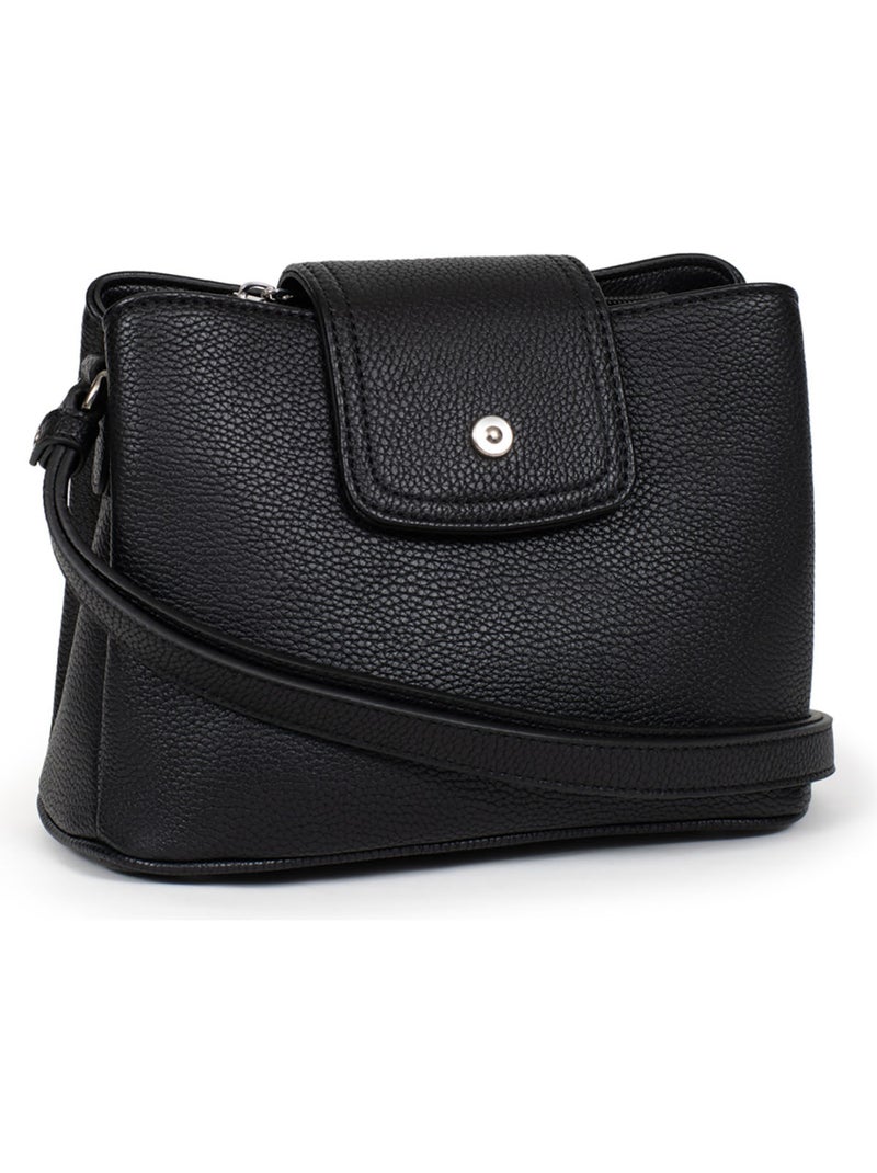 Borsa a tracolla maya hexagona Nero - Kiabi