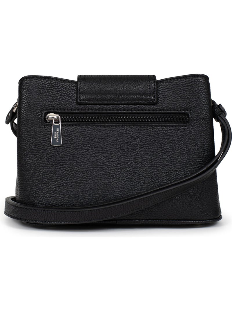 Borsa a tracolla maya hexagona Nero - Kiabi