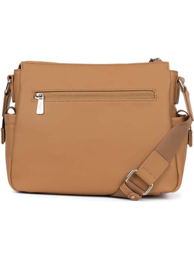 Borsa a tracolla nami hexagona Marrone chiaro - Kiabi