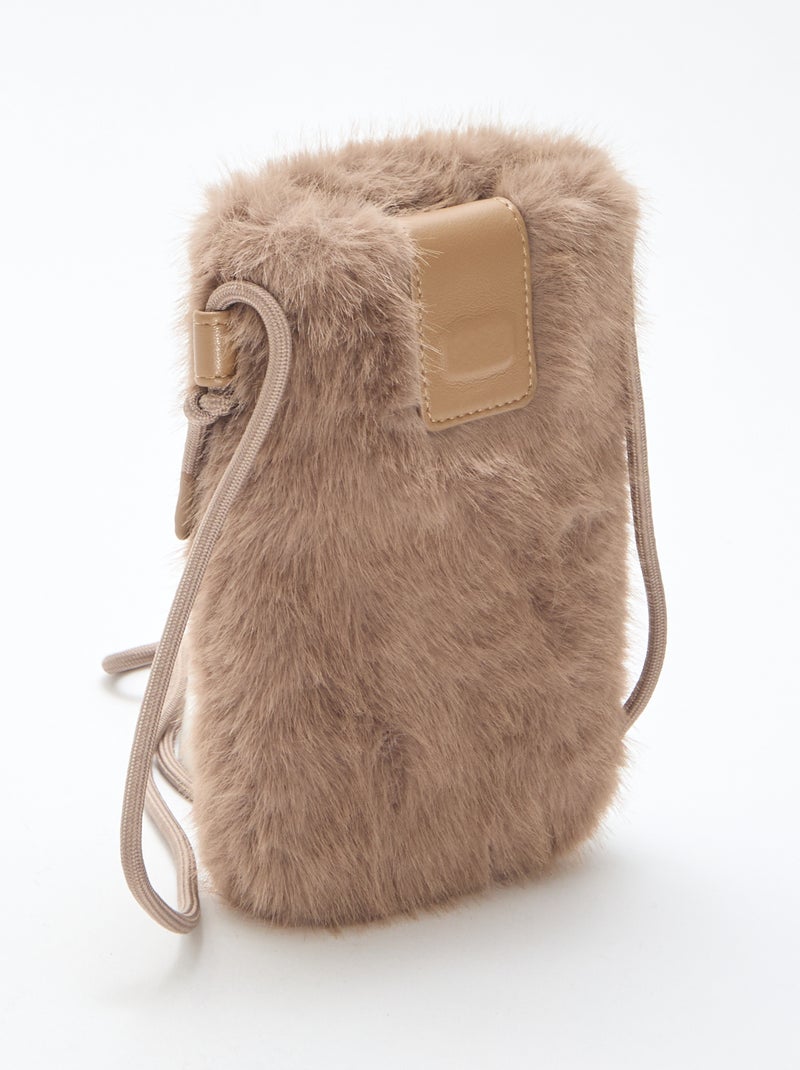 Borsa a tracolla porta cellulare Grigio - Kiabi