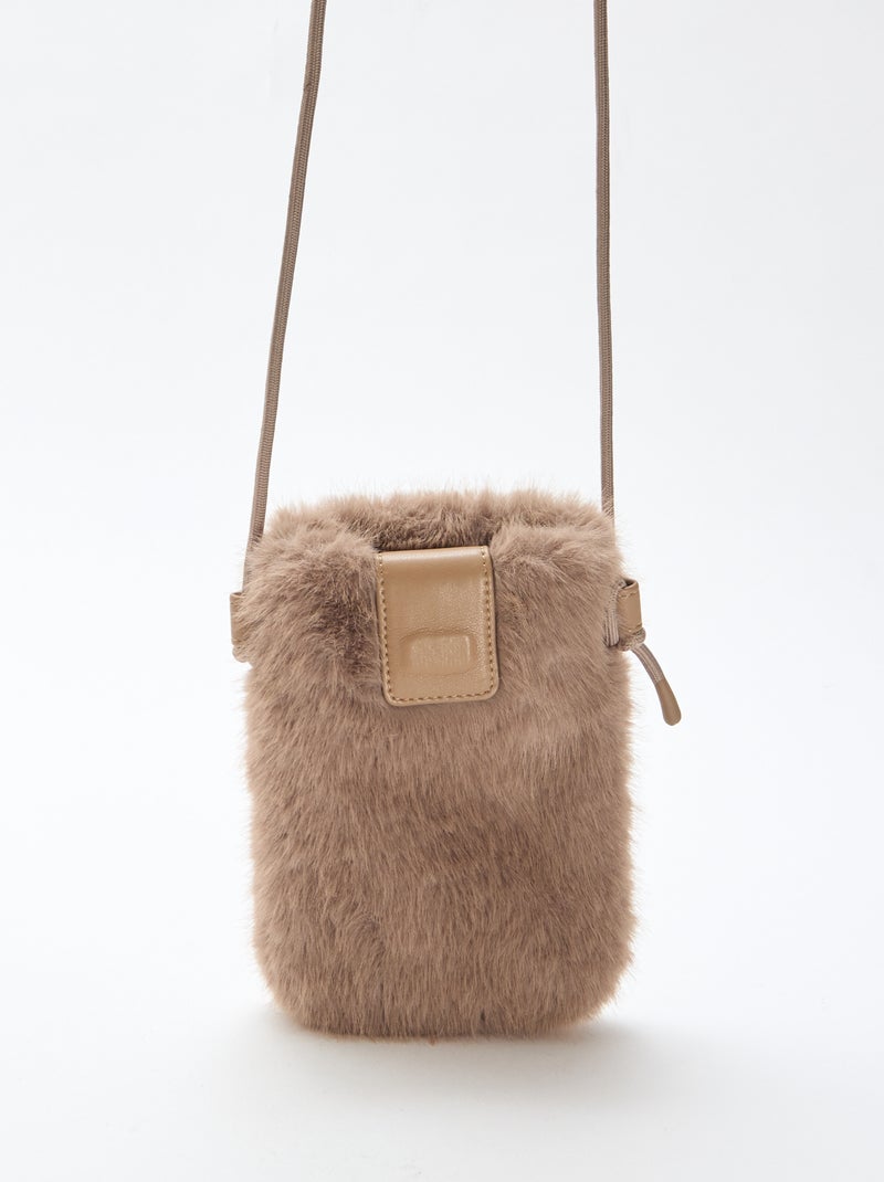 Borsa a tracolla porta cellulare Grigio - Kiabi