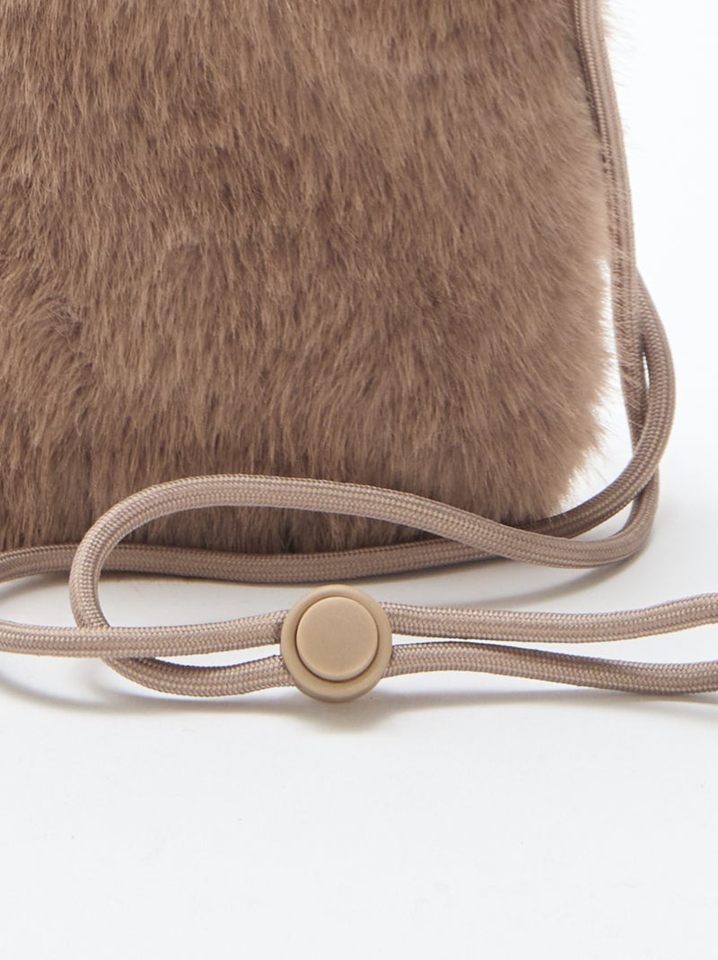 Borsa a tracolla porta cellulare Grigio - Kiabi
