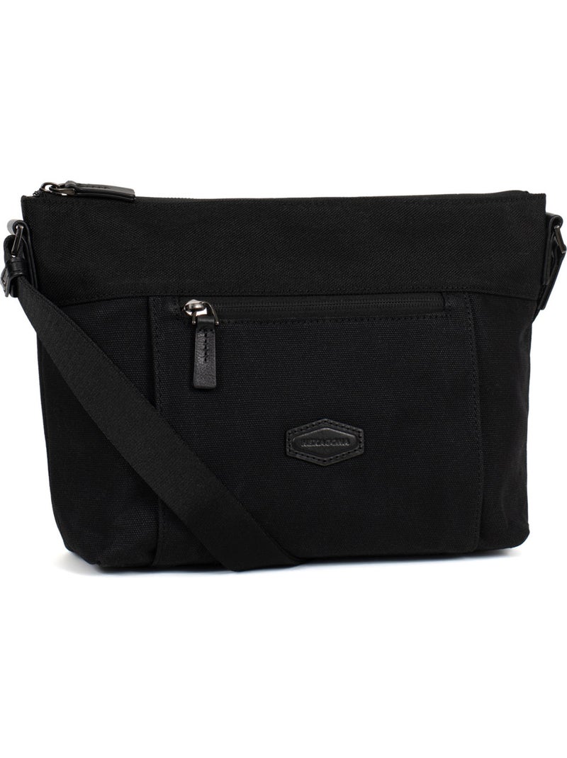 Borsa a tracolla robin hexagona Nero - Kiabi