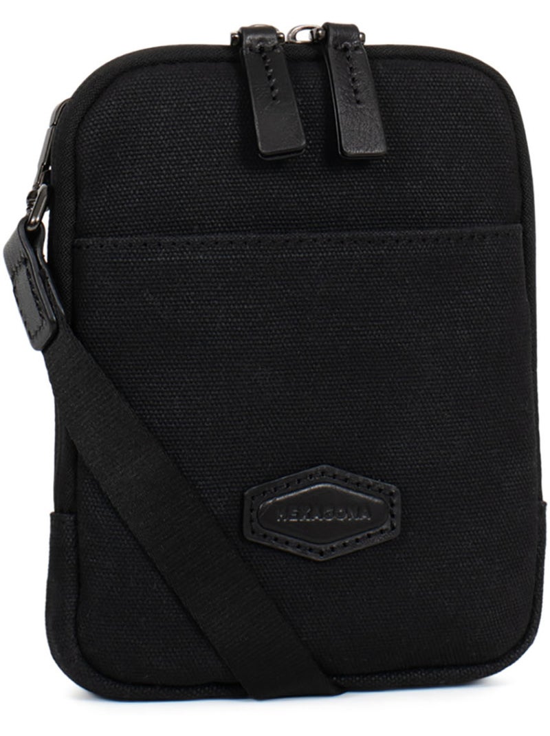 Borsa a tracolla robin hexagona Nero - Kiabi
