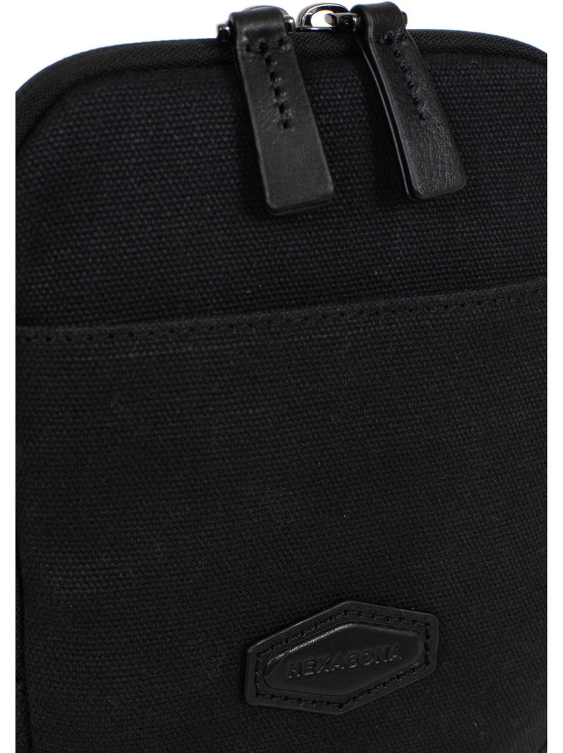 Borsa a tracolla robin hexagona Nero - Kiabi