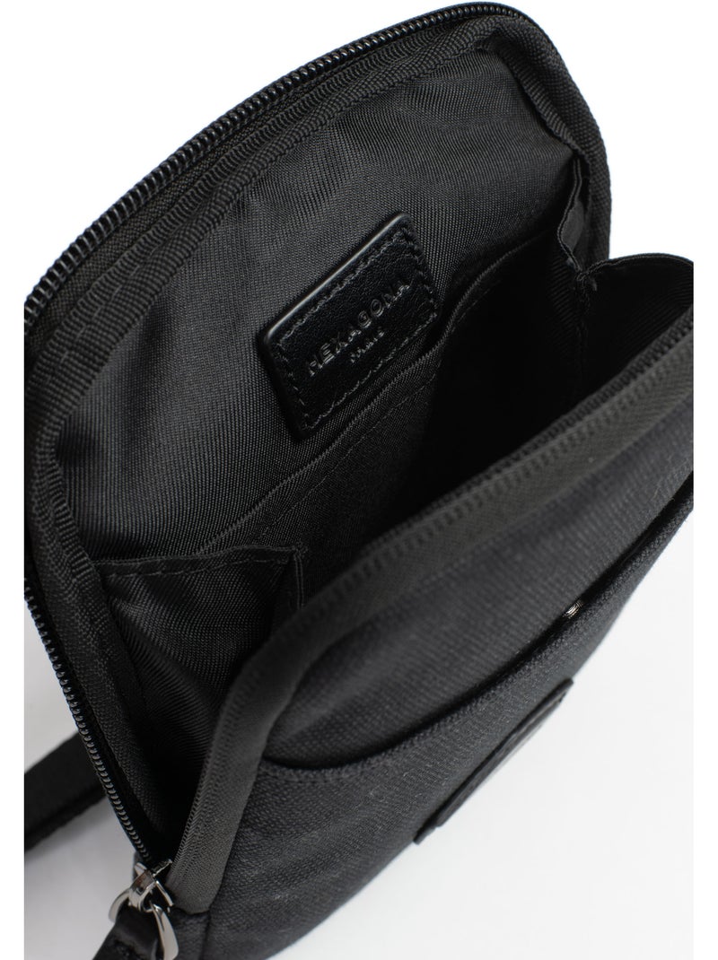 Borsa a tracolla robin hexagona Nero - Kiabi
