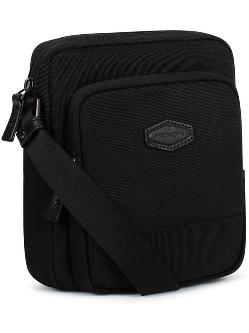 Borsa a tracolla robin hexagona Nero - Kiabi