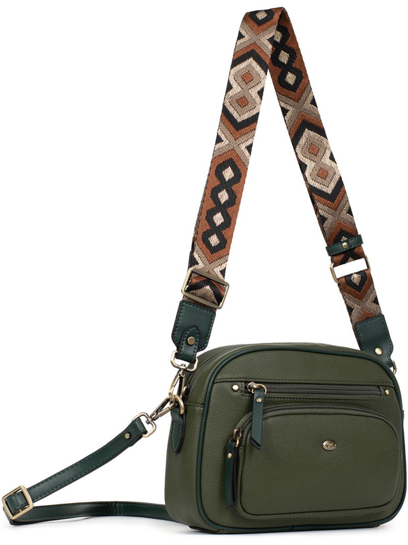 Borsa a tracolla ronda hexagona Cachi - Kiabi