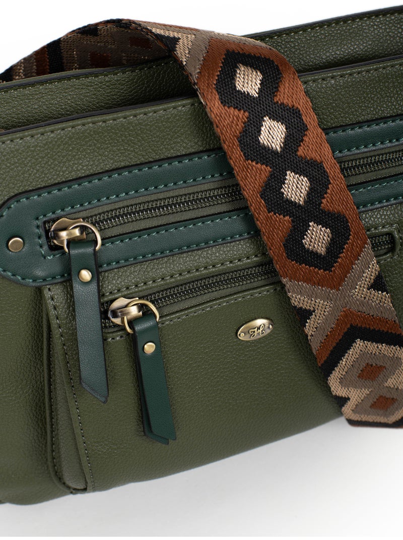 Borsa a tracolla ronda hexagona Cachi - Kiabi