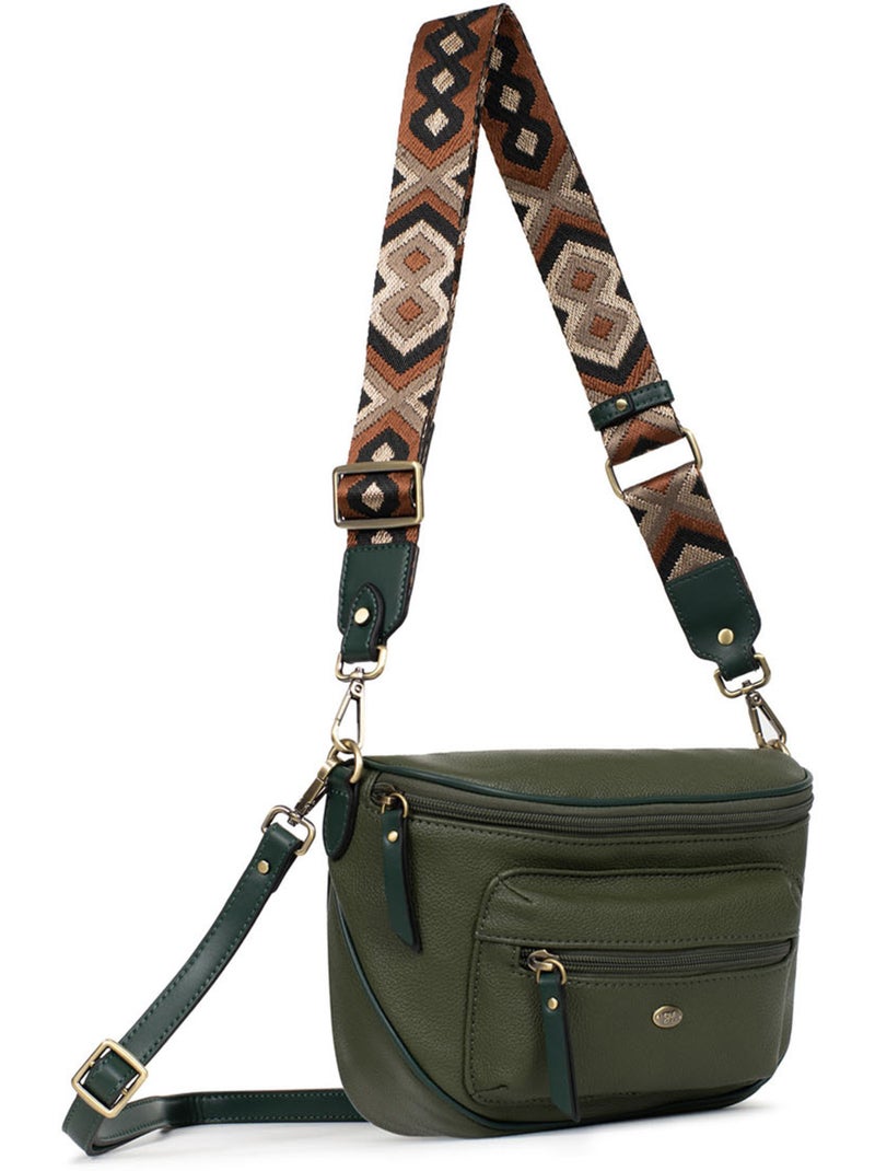 Borsa a tracolla ronda hexagona Cachi - Kiabi
