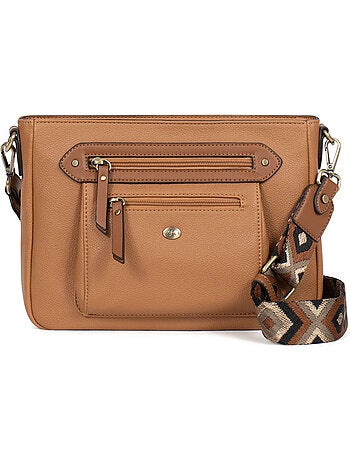 Borsa a tracolla ronda hexagona