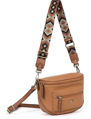 Borsa a tracolla ronda hexagona