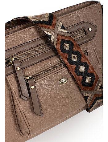 Borsa a tracolla ronda hexagona