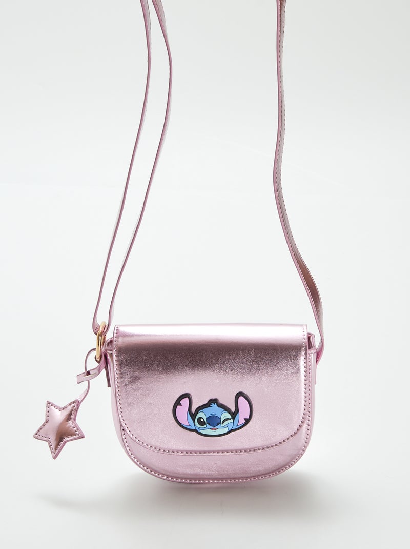 Borsa a tracolla 'Stitch' in similpelle VIOLA - Kiabi