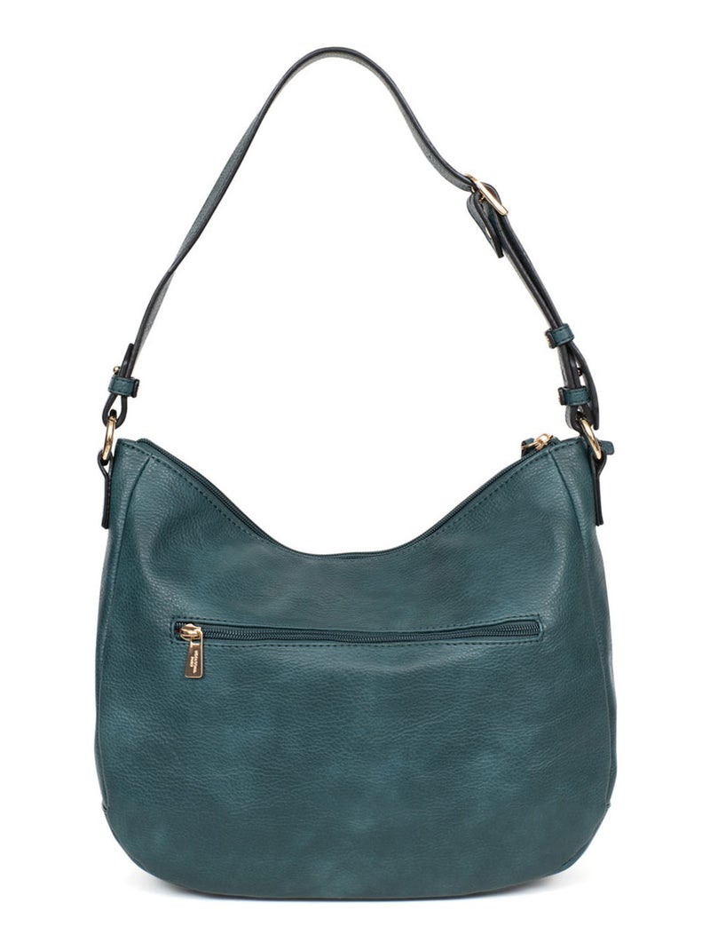 Borsa a tracolla toscane hexagona Blu petrolio - Kiabi