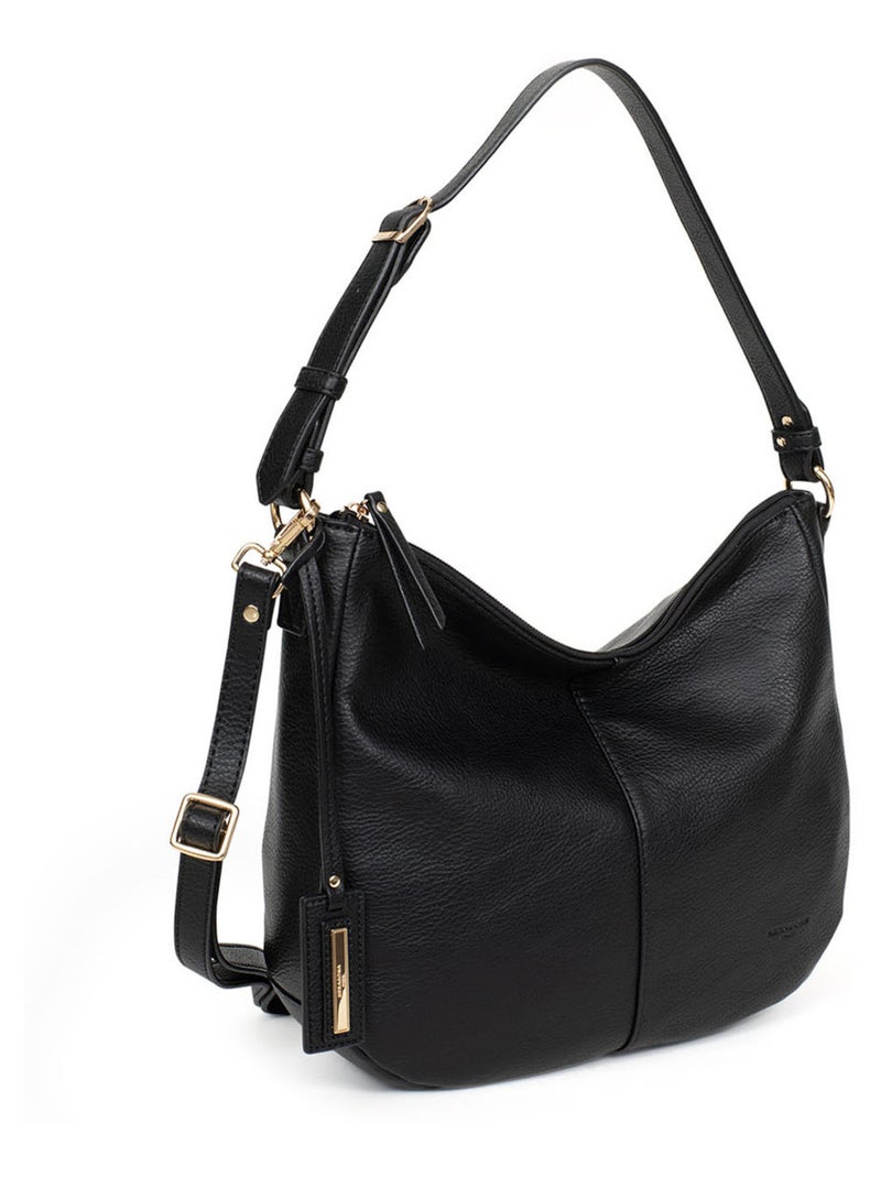 Borsa a tracolla toscane hexagona Nero - Kiabi