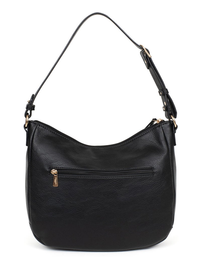 Borsa a tracolla toscane hexagona Nero - Kiabi