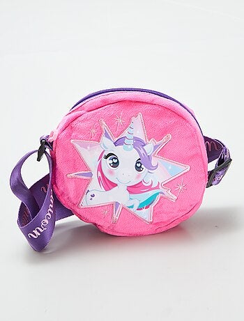 Borsa a tracolla 'unicorno' in velluto