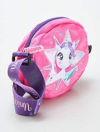 Borsa a tracolla 'unicorno' in velluto