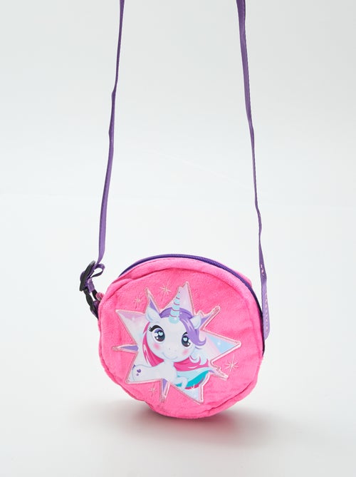 Borsa a tracolla 'unicorno' in velluto - Kiabi