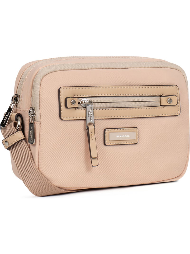 Borsa a tracolla yona hexagona Beige - Kiabi