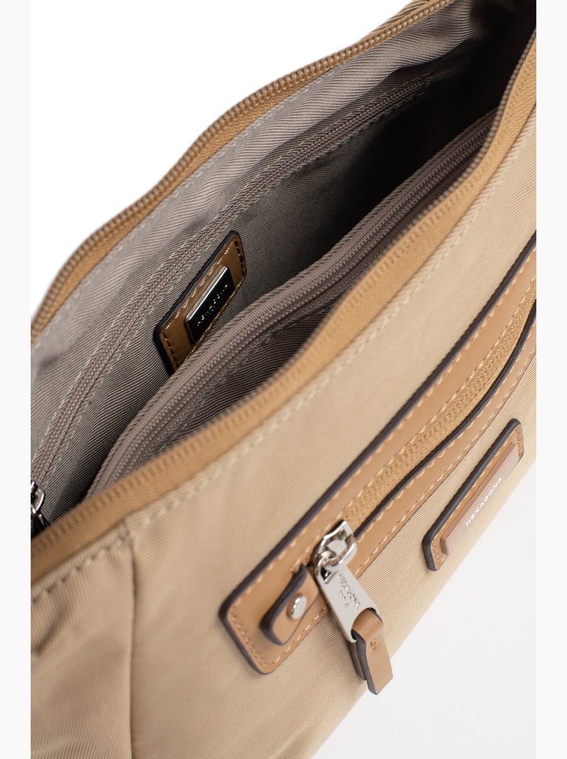 Borsa a tracolla yona hexagona Beige sabbia - Kiabi