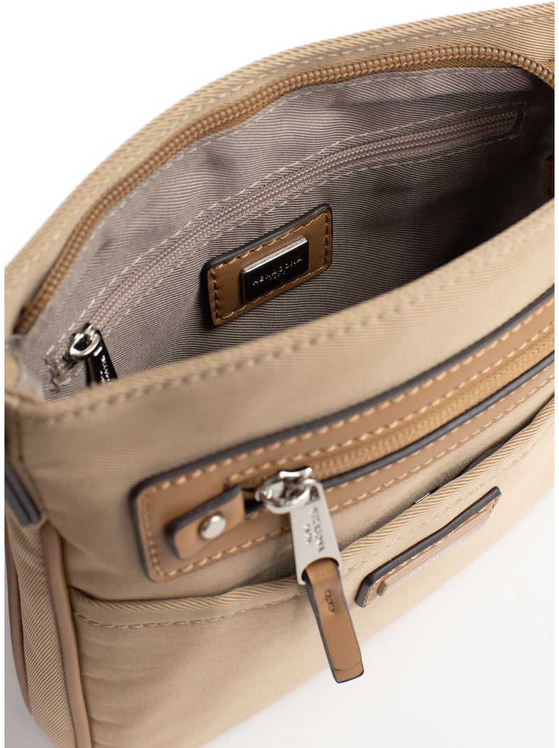 Borsa a tracolla yona hexagona Beige sabbia - Kiabi