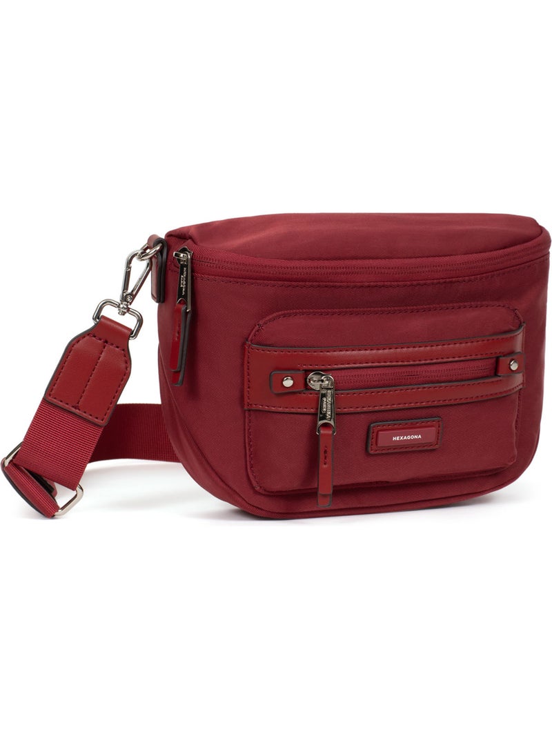 Borsa a tracolla yona hexagona Rosso carminio - Kiabi
