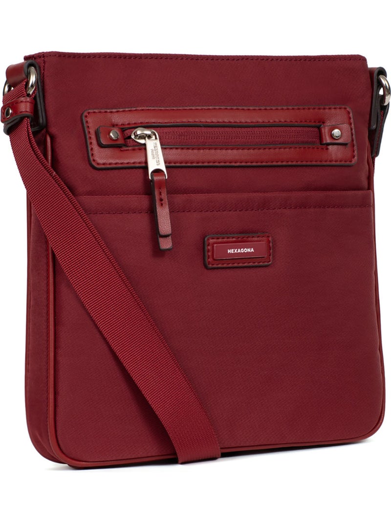 Borsa a tracolla yona hexagona Rosso carminio - Kiabi