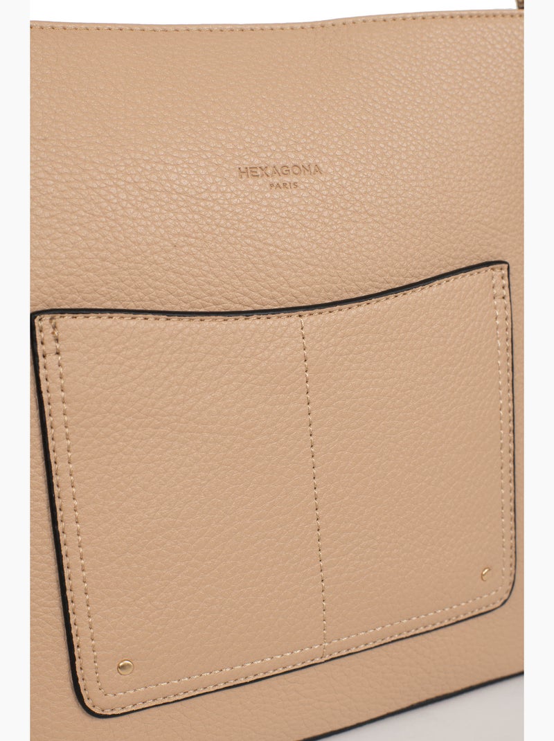 Borsa a tracolla zora hexagona Beige sabbia - Kiabi