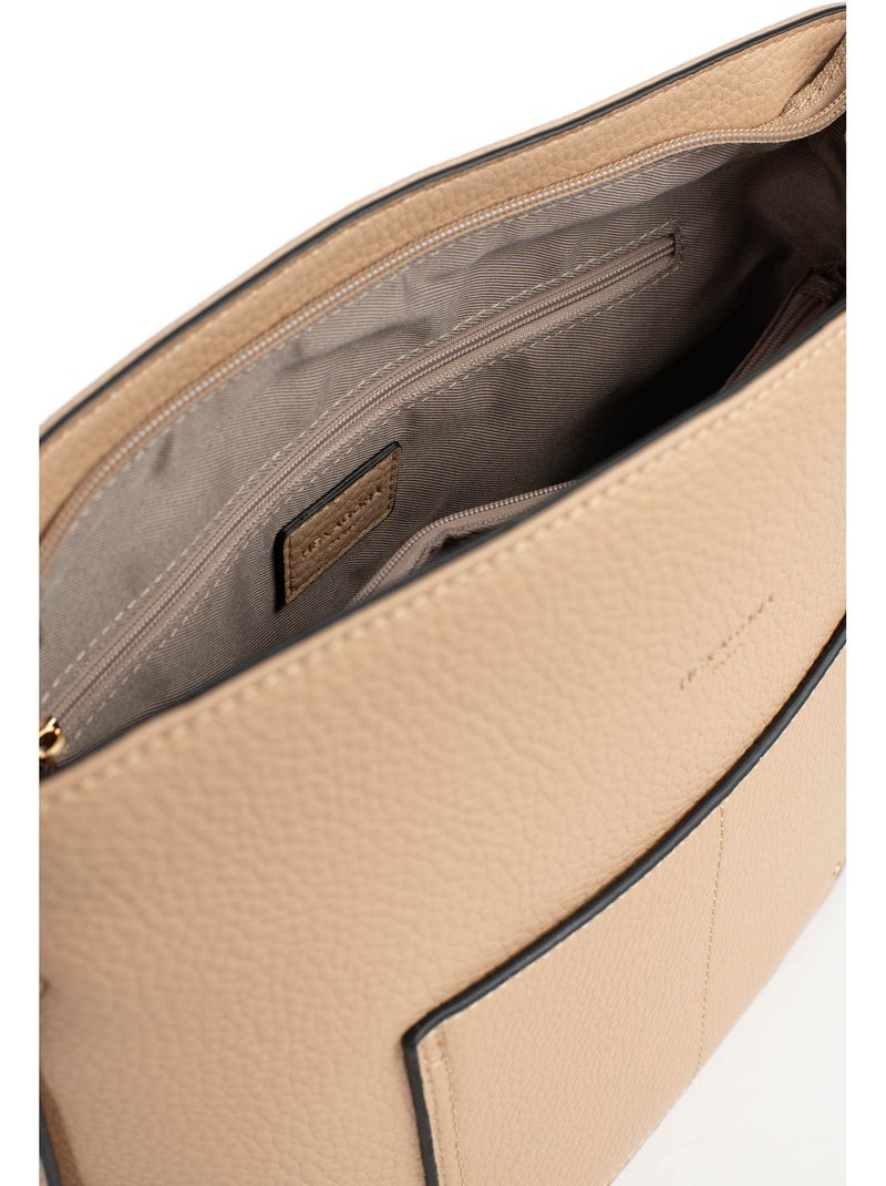 Borsa a tracolla zora hexagona Beige sabbia - Kiabi