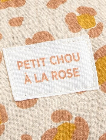 Borsa bowling in garza di cotone con stampa - SAUTHON