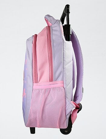 Borsa con rotelle olografica 'unicorno'