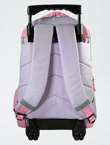 Borsa con rotelle olografica 'unicorno'