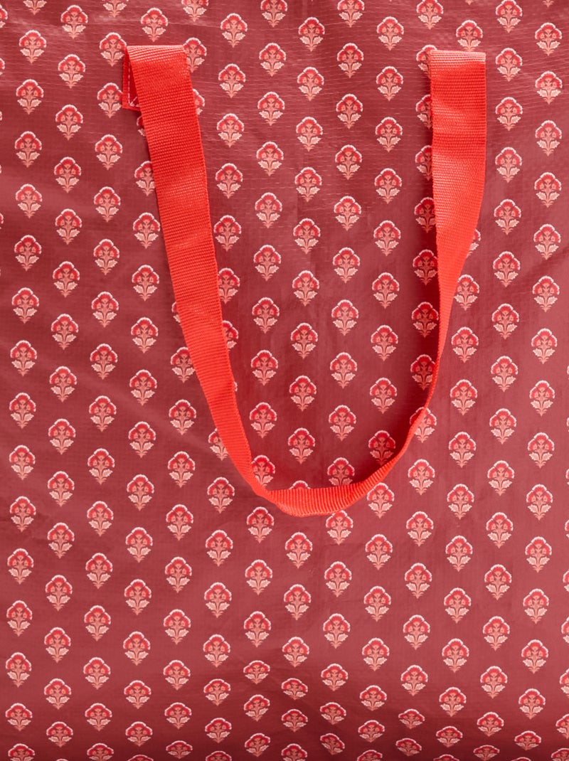 Borsa contenitore stampata Rosso - Kiabi