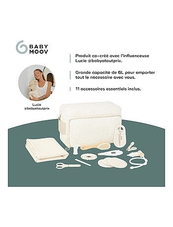 Borsa da bagno per neonati Curl White “Babymoov”