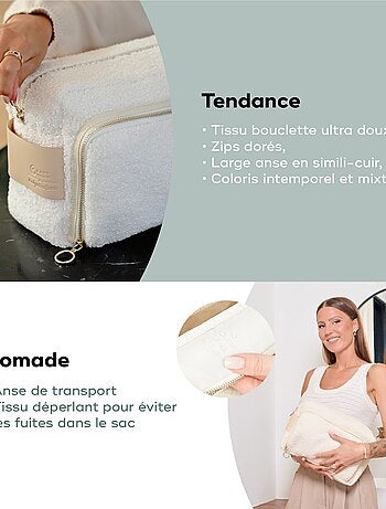 Borsa da bagno per neonati Curl White “Babymoov”