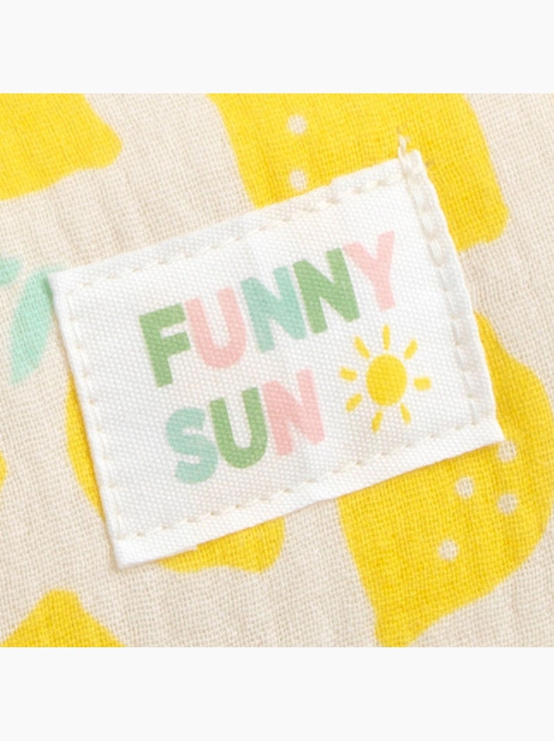 Borsa da bowling per bambini in cotone con stampa a - SAUTHON Giallo - Kiabi
