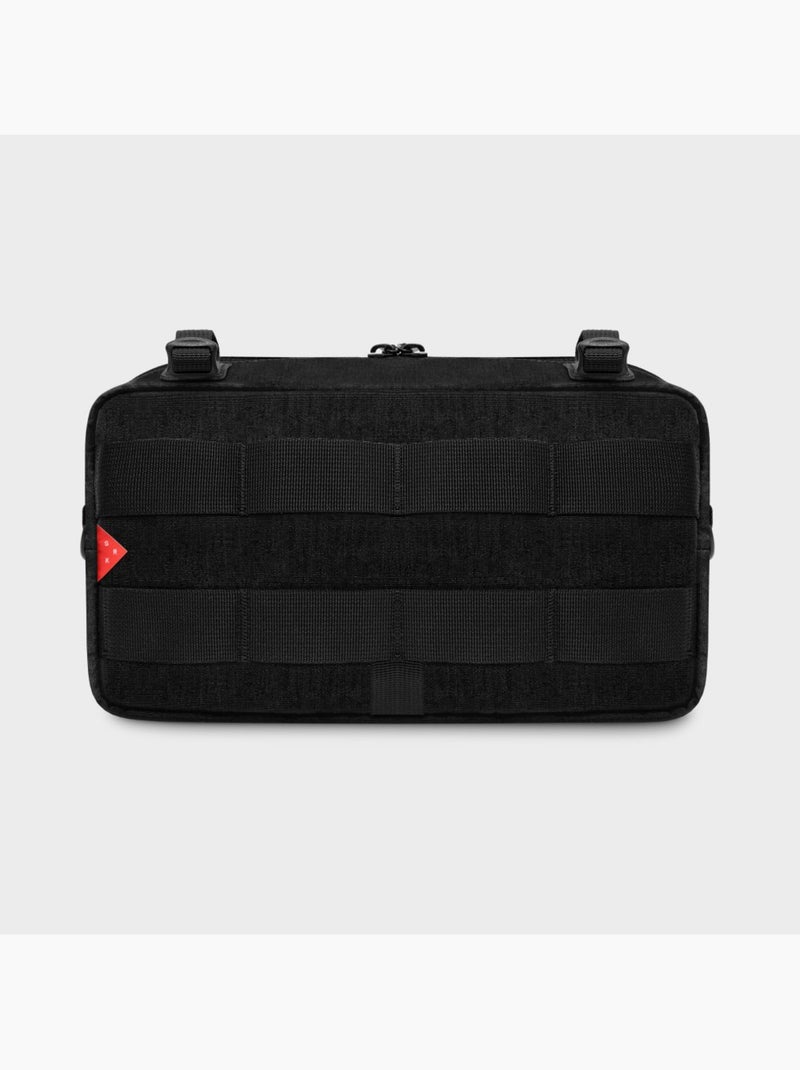 Borsa da manubrio per gravel ciclismo uomo e donna rainforest Nero - Kiabi
