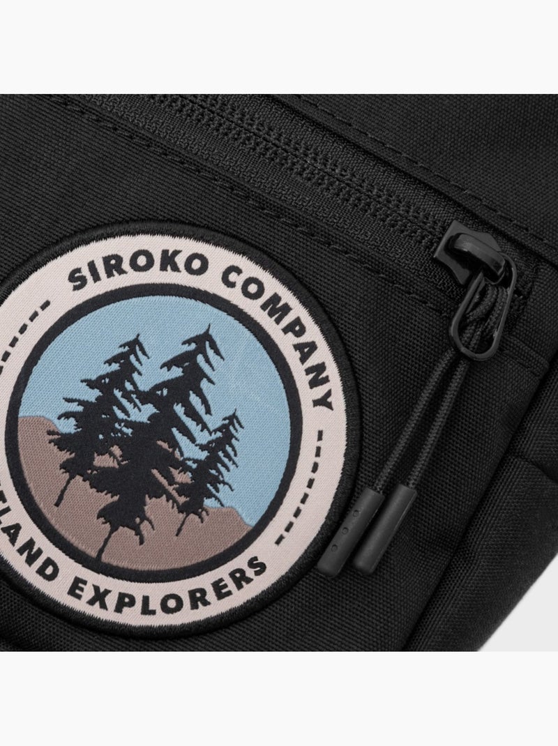 Borsa da manubrio per gravel ciclismo uomo e donna rainforest Nero - Kiabi