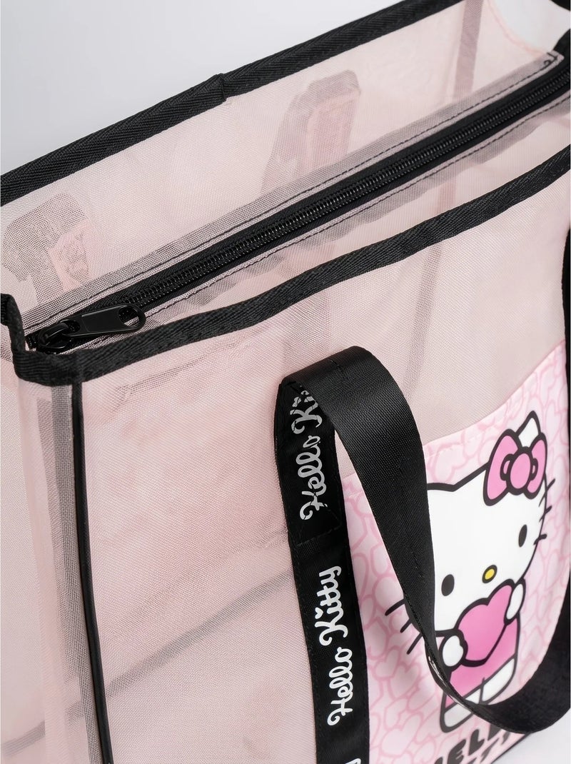 Borsa da mare bambina in poliestere Hello Kitty Sanrio Rosa - Kiabi