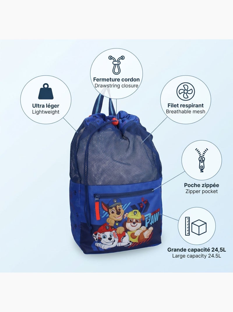 Borsa da piscina PAW Patrol Travel Treasures bambino 520-00500 Blu Multicolore - Kiabi