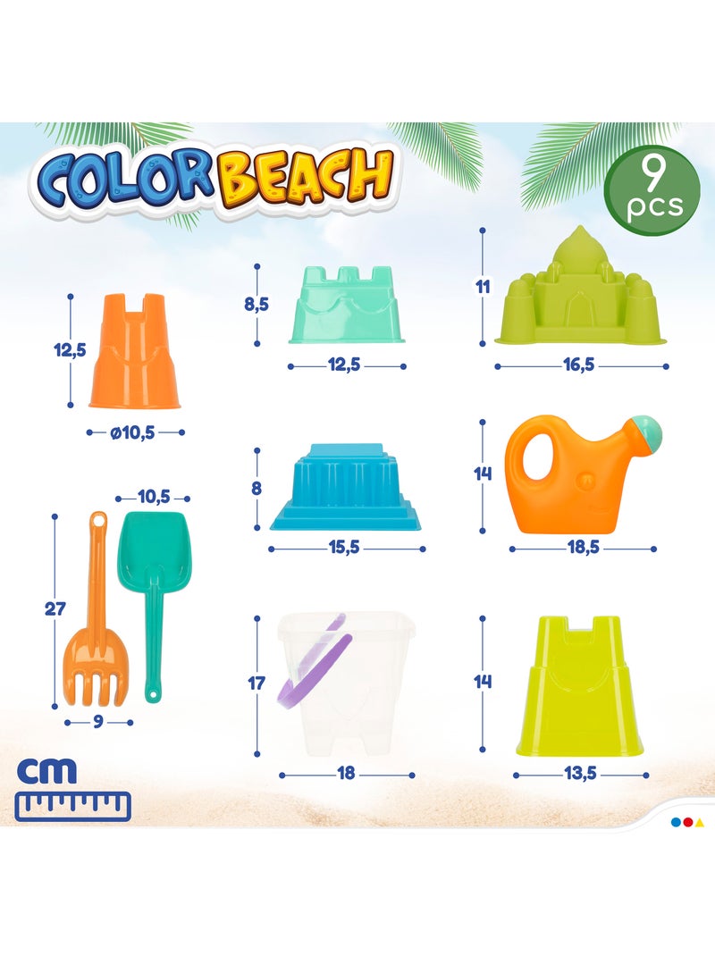 Borsa da spiaggia con secchiello e accessori color beach N/D - Kiabi