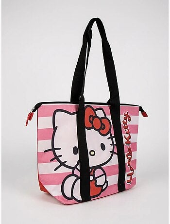 Borsa da spiaggia grande formato in poliestere Hello Kitty Sanrio